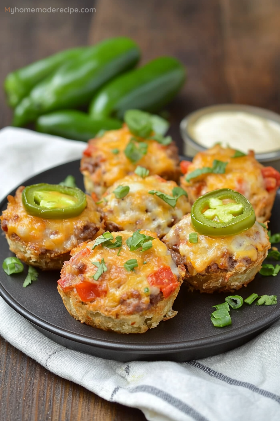 Jalapeño Popper Burger Bites