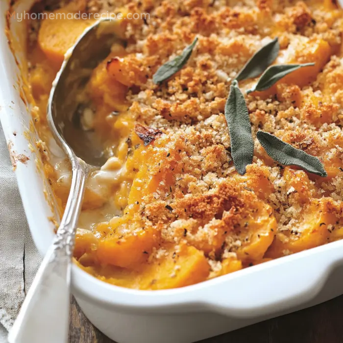 Sweet Potato and Sage-Butter Casserole