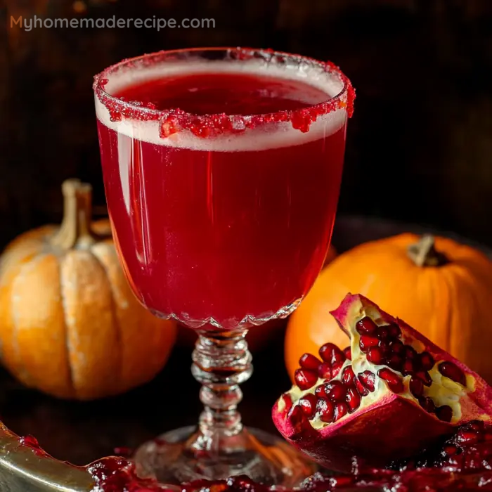 Halloween Spooky Pomegranate Punch