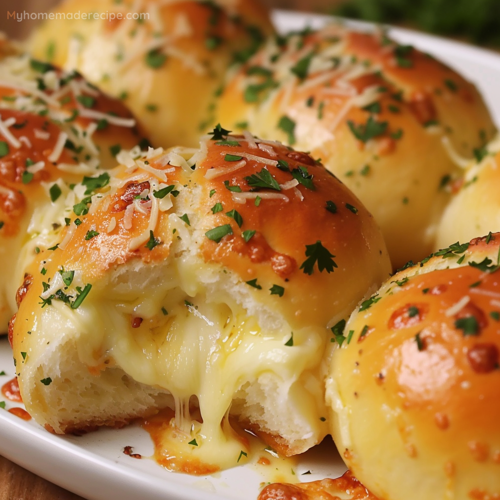 Cheesy Garlic Bombs