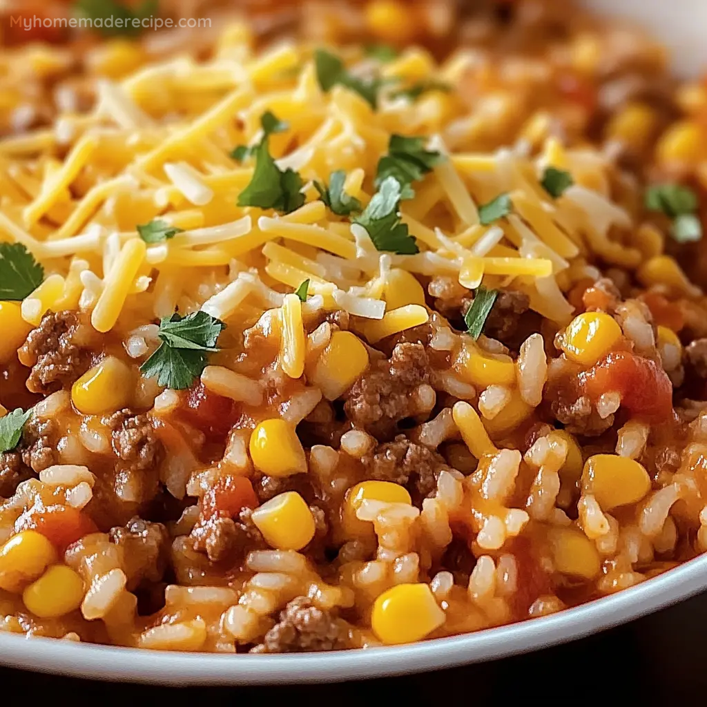 One Pot Mexican Rice Casserole