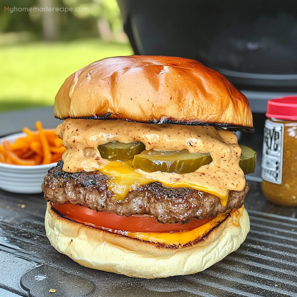 Smoked Cajun Burgers