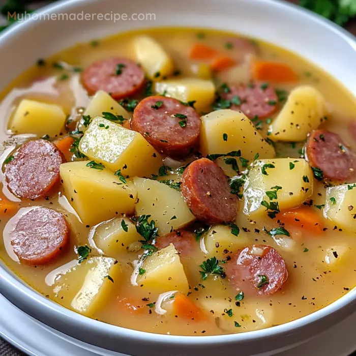 Cozy Potato Kielbasa Soup Recipe | Hearty and Comforting - My Home Made ...