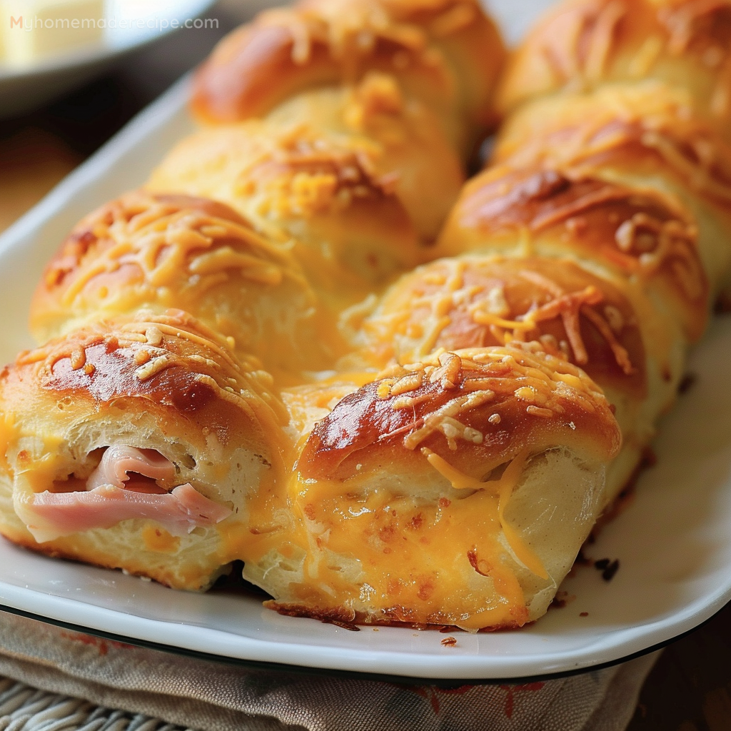 Ham and Cheese Bread Rolls