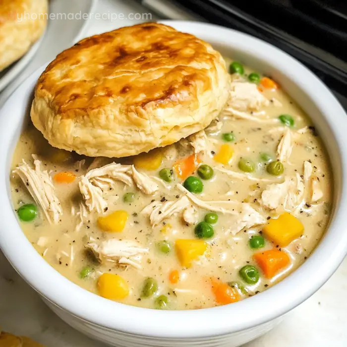 Easy Slow Cooker Chicken Pot Pie