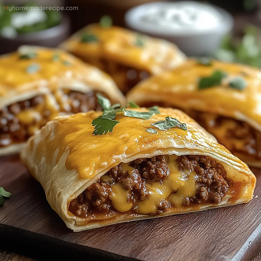 Loaded Taco-Stuffed Cheesy Pockets