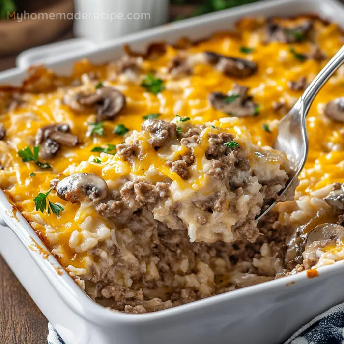 Beef and Rice Casserole