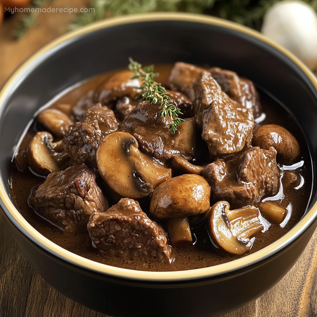 Savory Beef and Mushroom Stew