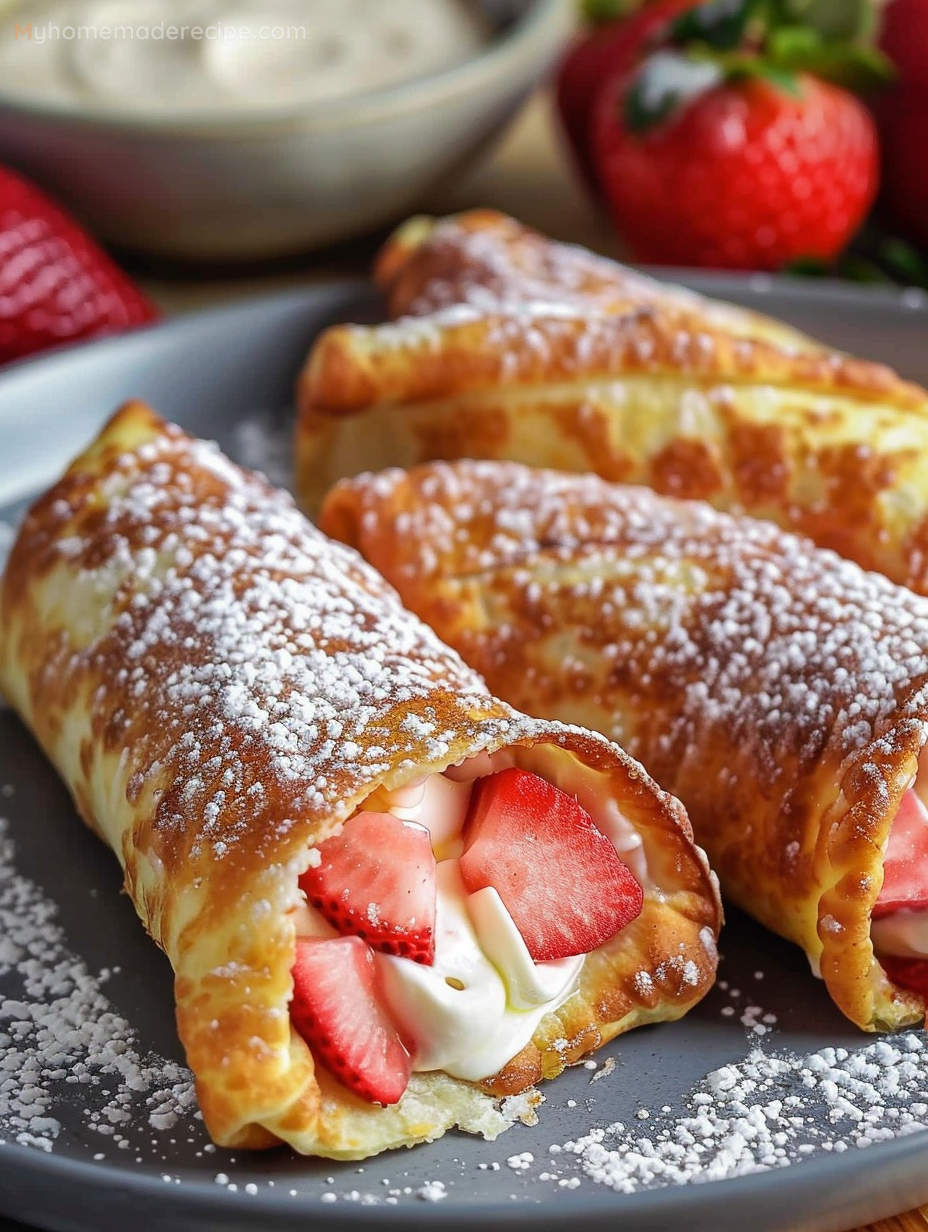 Strawberry Cheesecake Chimichanga