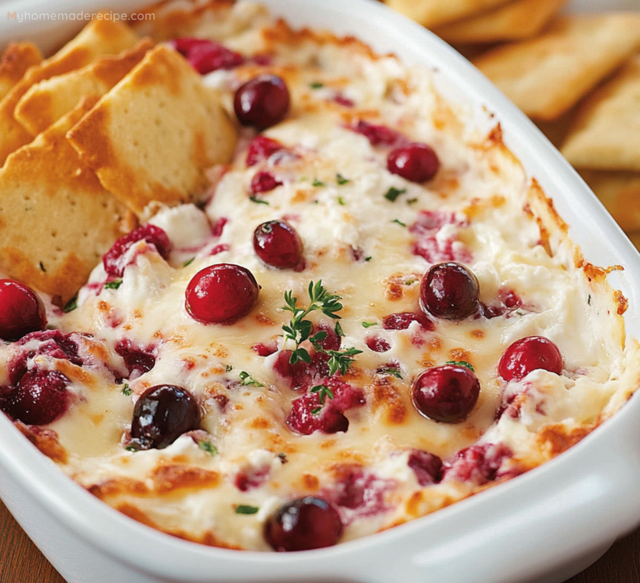 Baked Cranberry Cream Cheese Dip