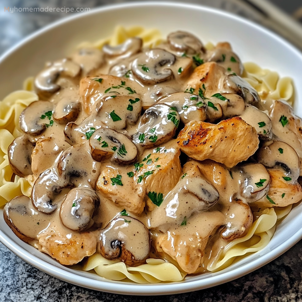 Chicken Mushroom Stroganoff