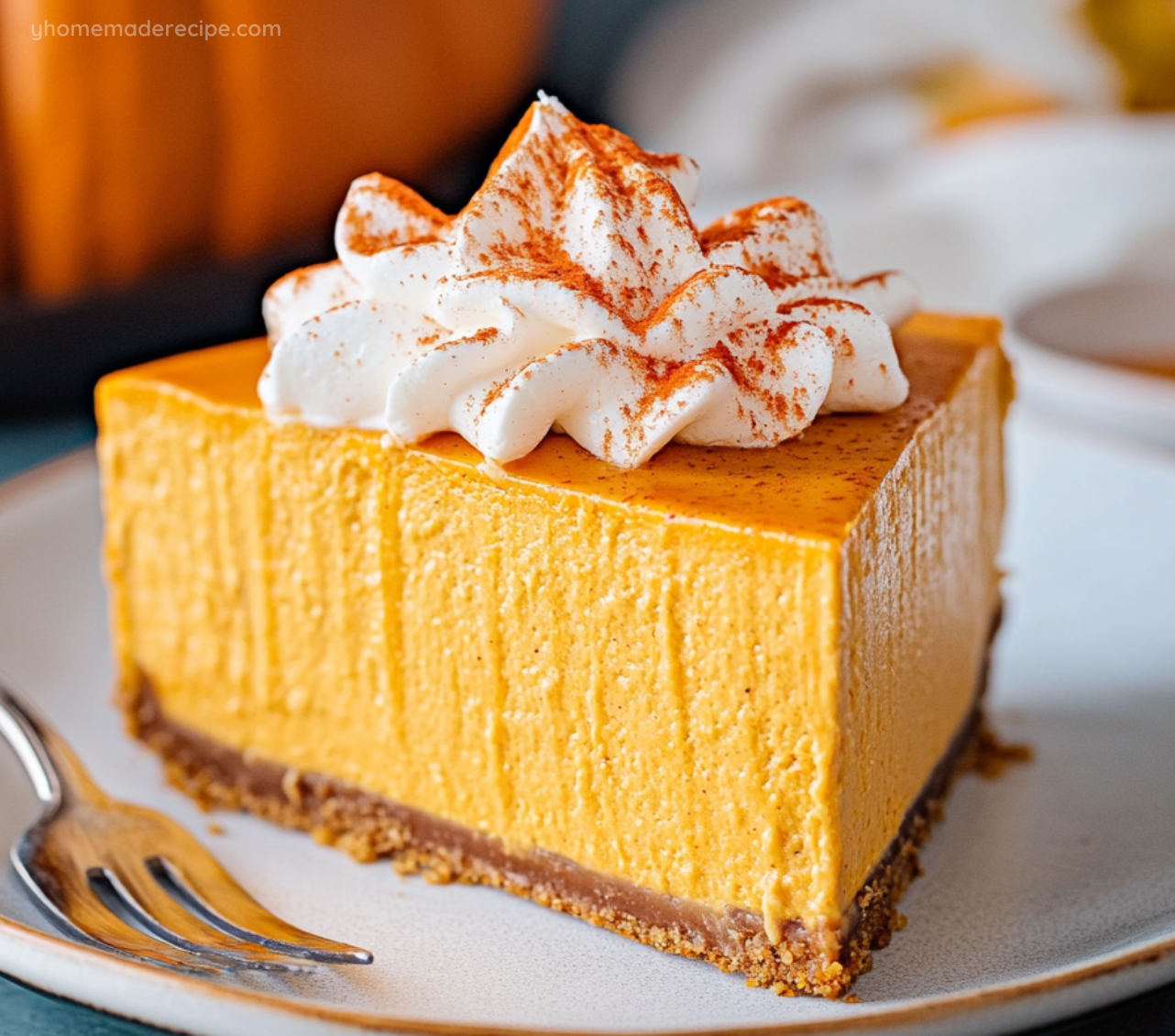 No Bake Pumpkin Cheesecake