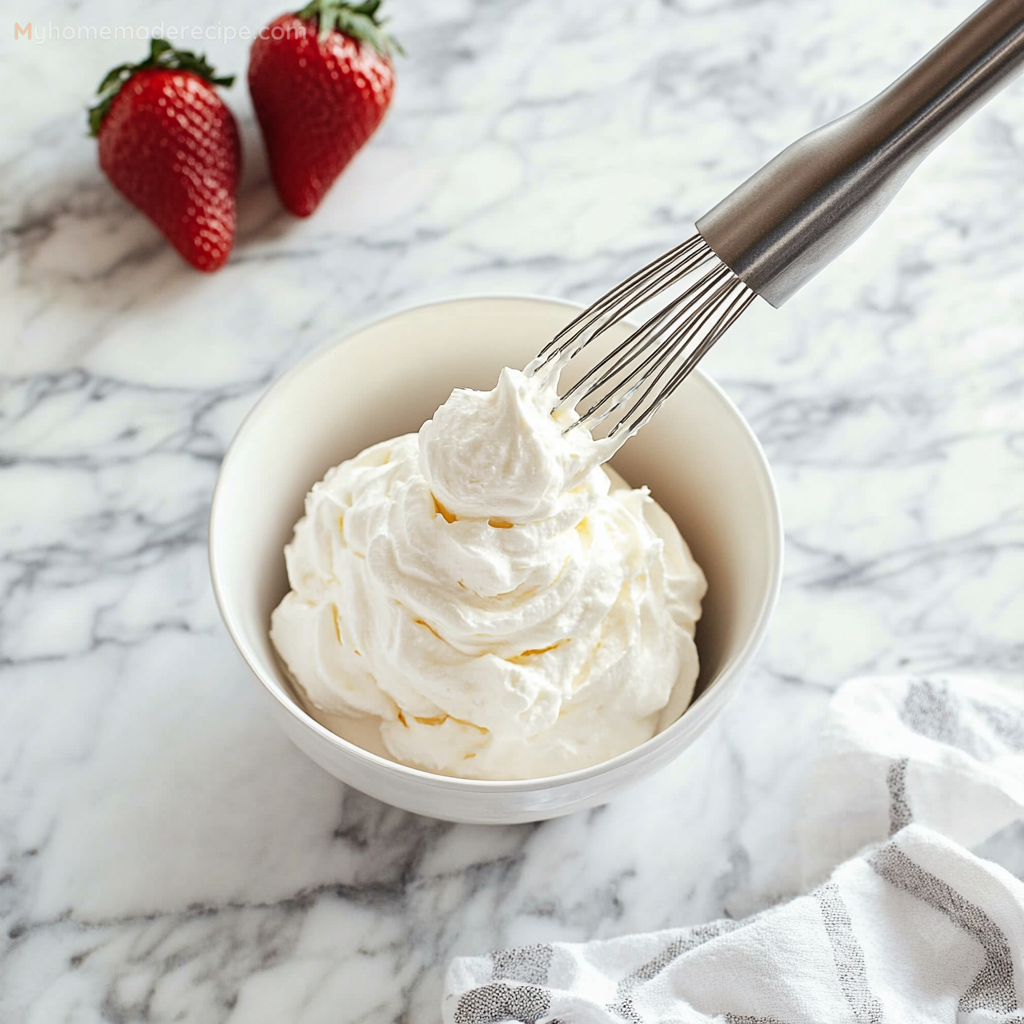 Homemade Whipped Cream