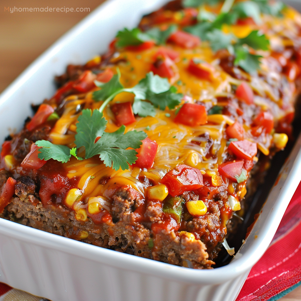 Zesty Mexican Taco Meatloaf