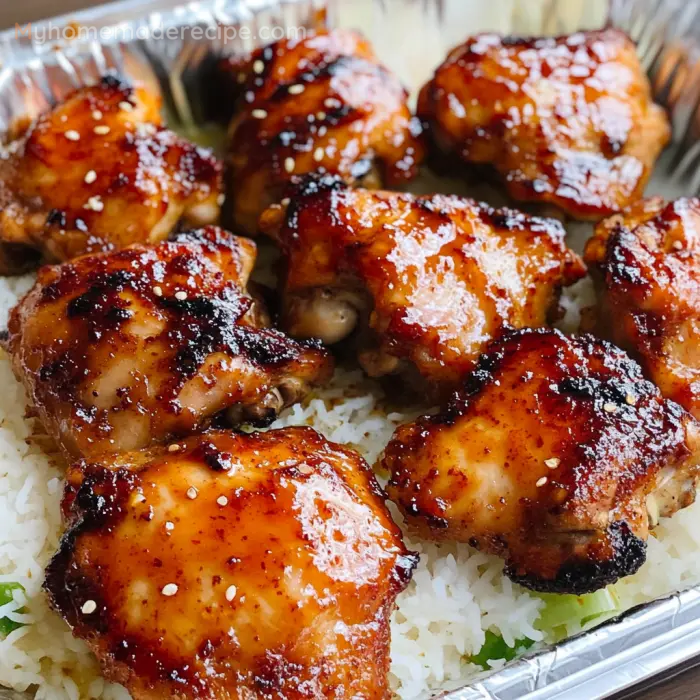 Sticky Sweet Chili Chicken Thighs