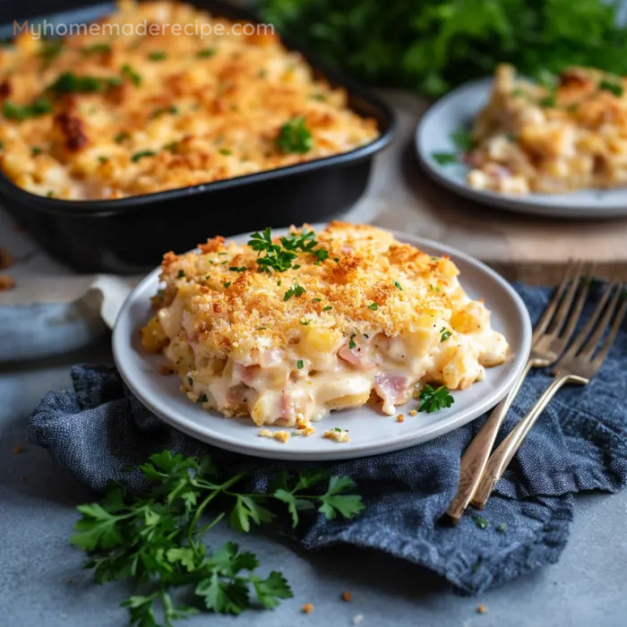 Chicken Cordon Bleu Casserole