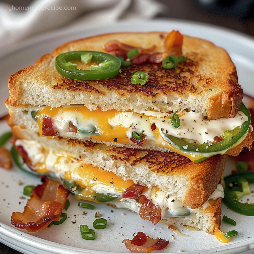 Jalapeno Popper Grilled Cheese