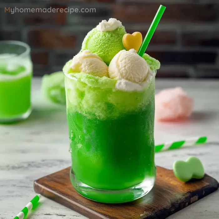 Lemon Lime Ice Cream Float Recipe