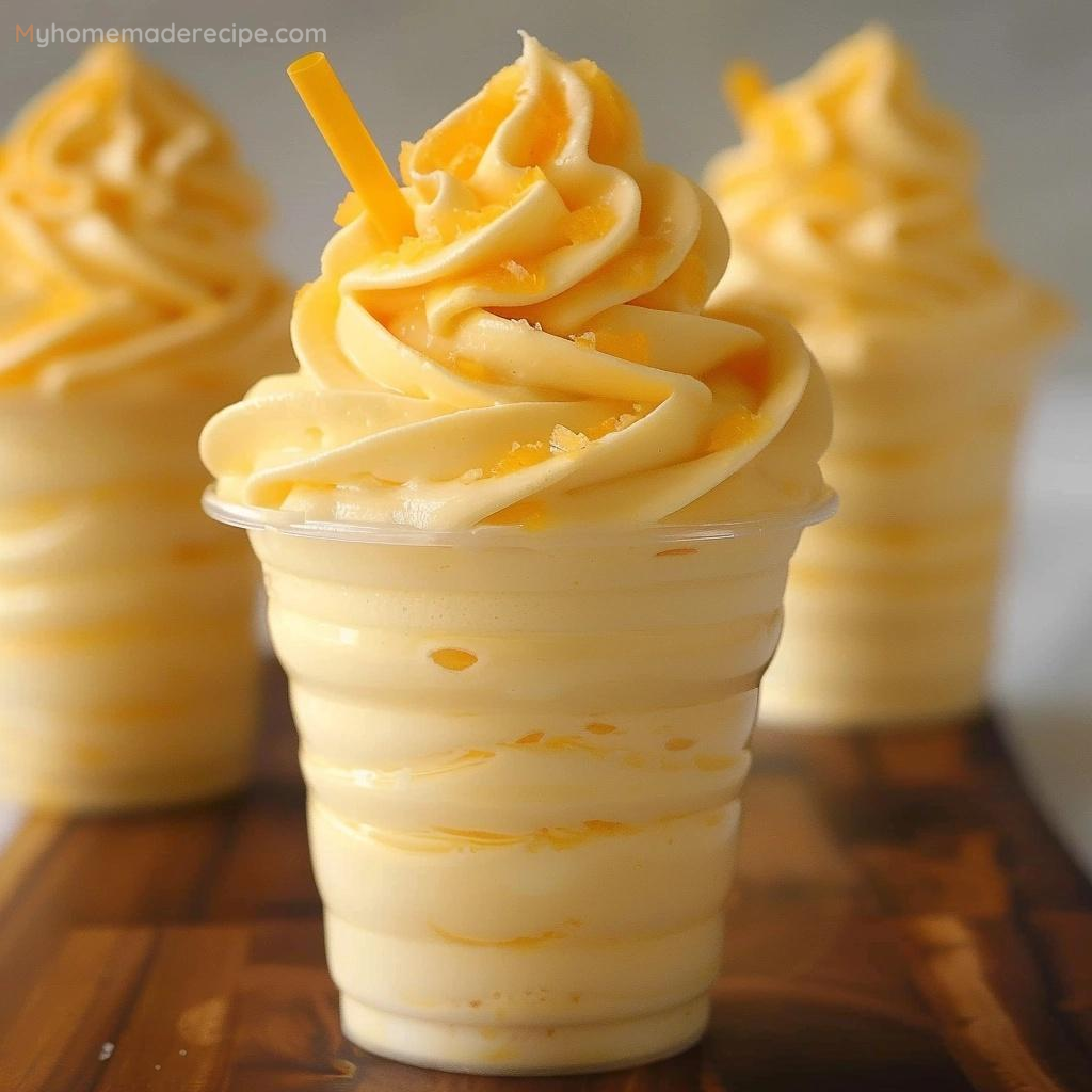 Homemade Orange Dole Whip