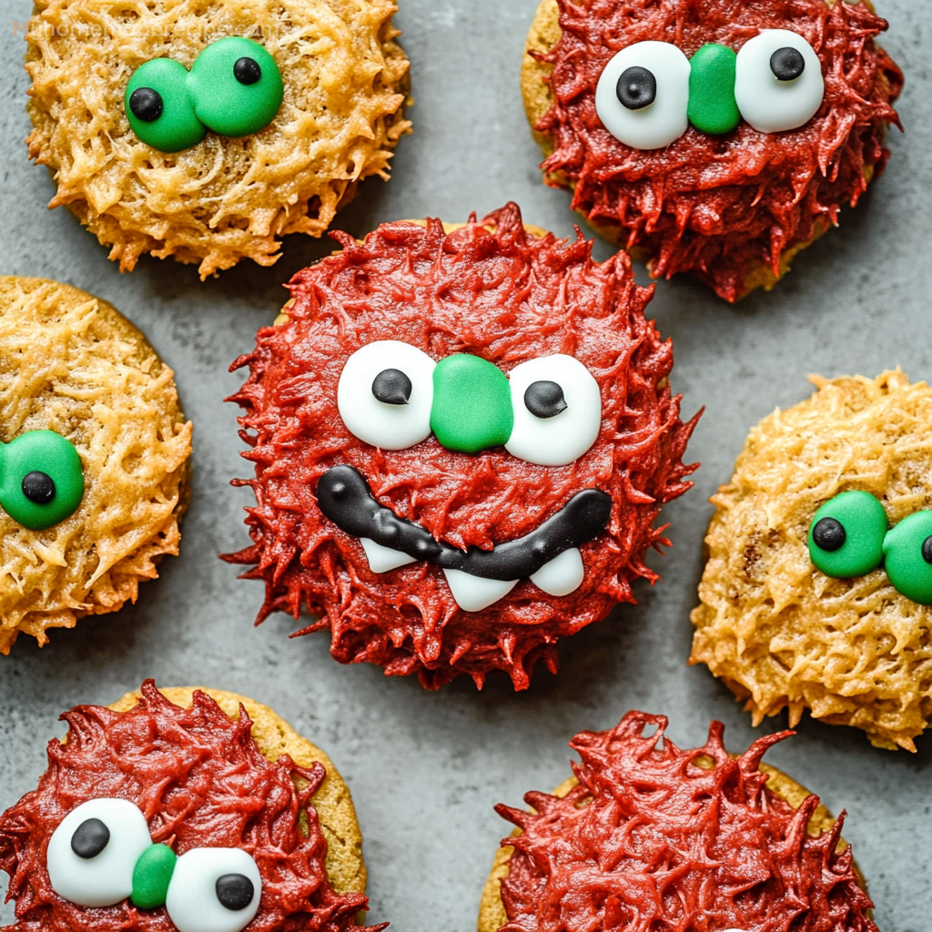 Hairy Monster Cookies Recipe