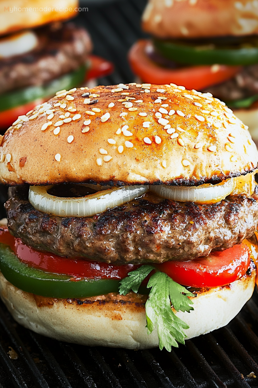 Jalapeño Pepper Jack Burgers