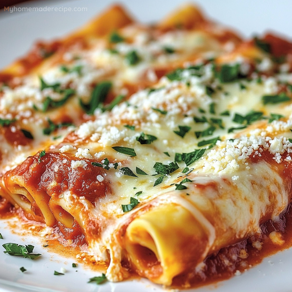 Easy Cheesy Manicotti