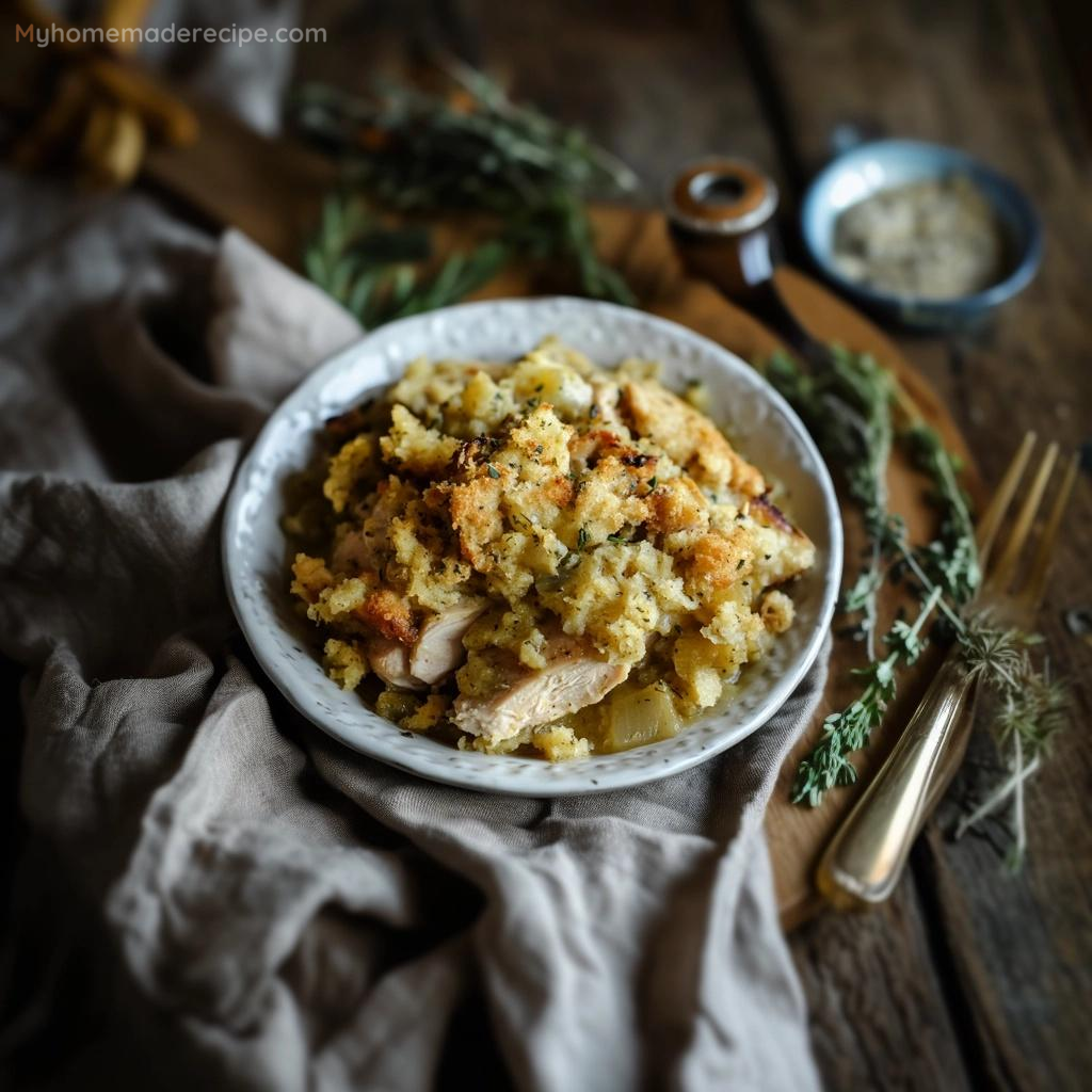 Crockpot Chicken and Stuffing