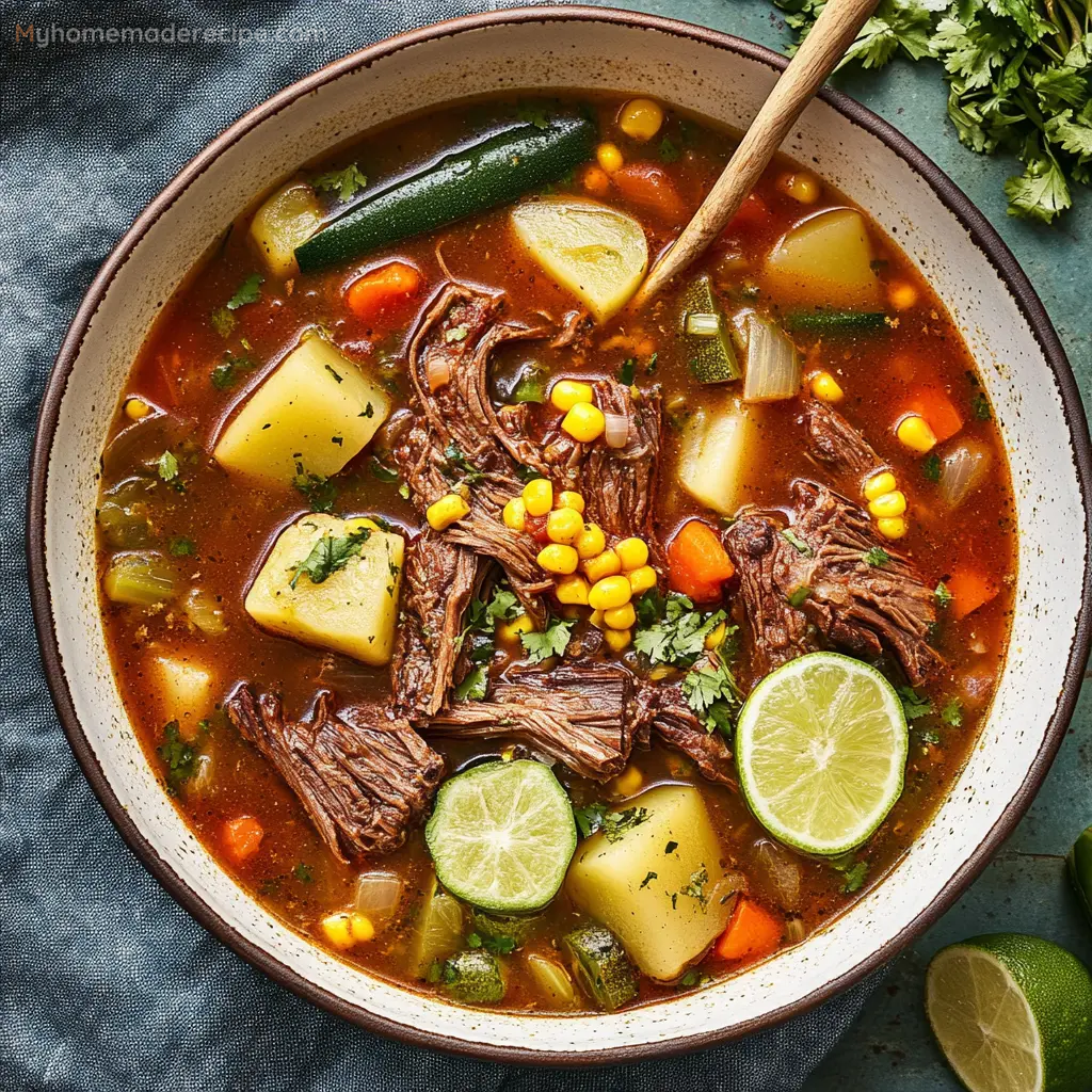 Caldo de Res (Mexican Beef Soup)