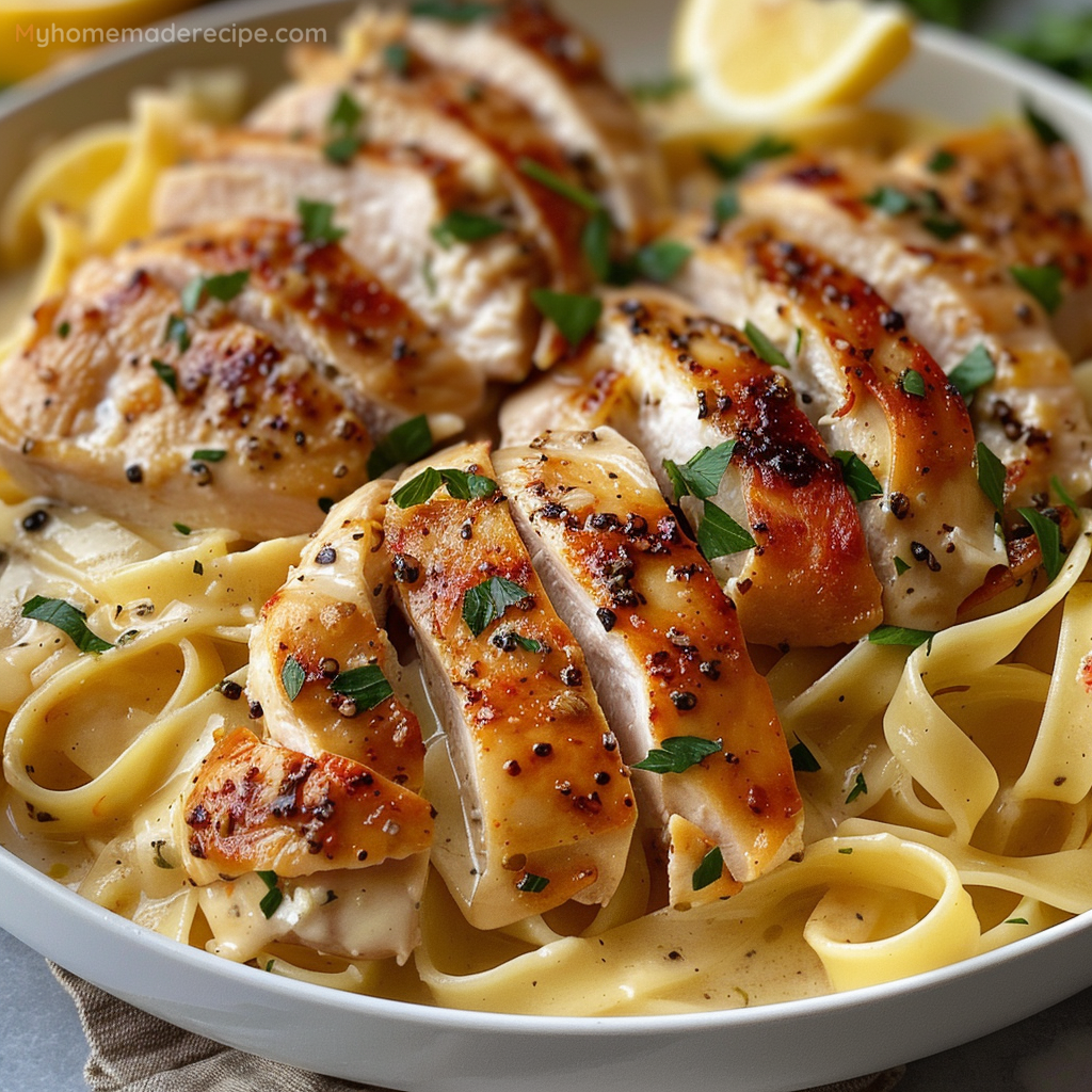 Chicken with Buttered Noodles