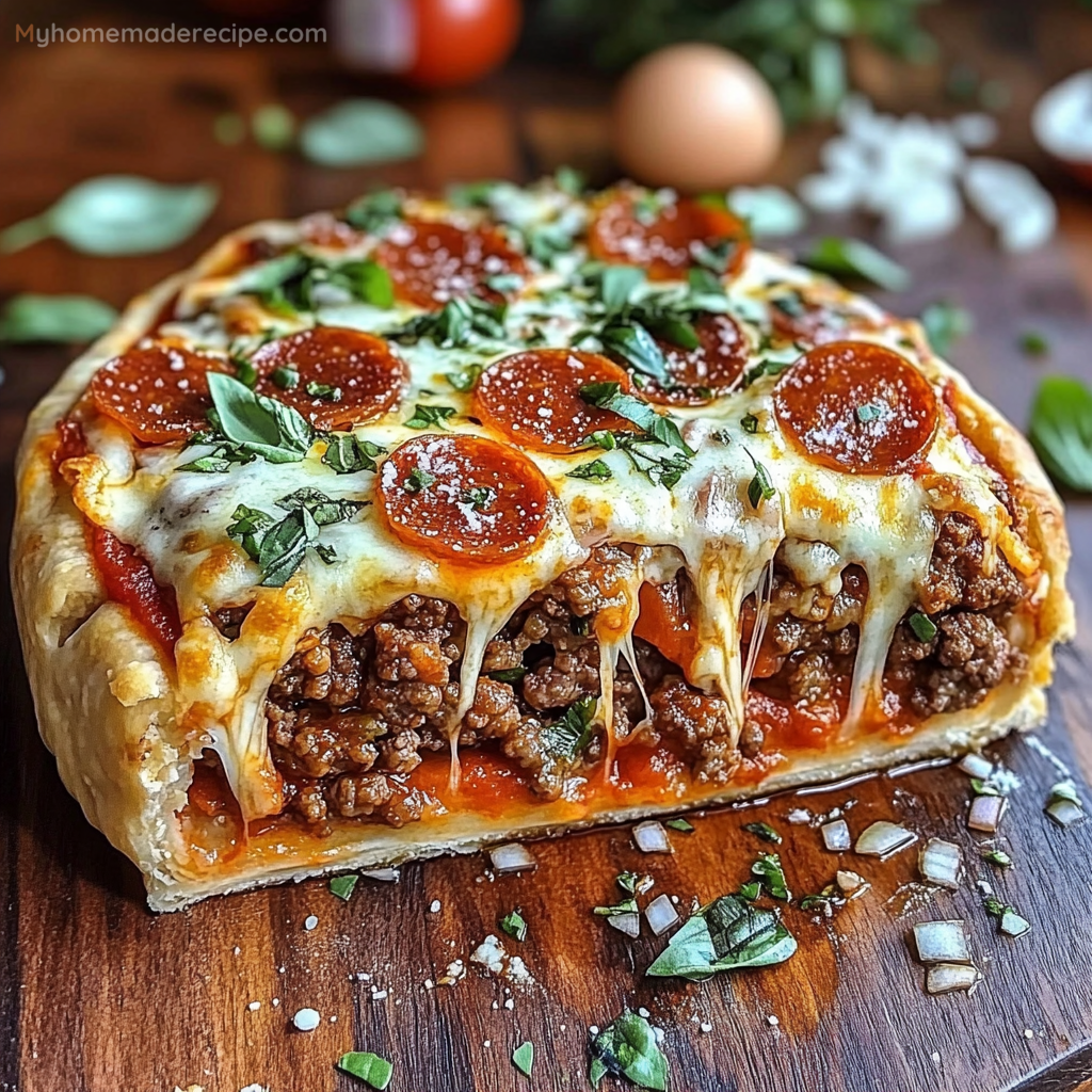 Pizza Burger Pie