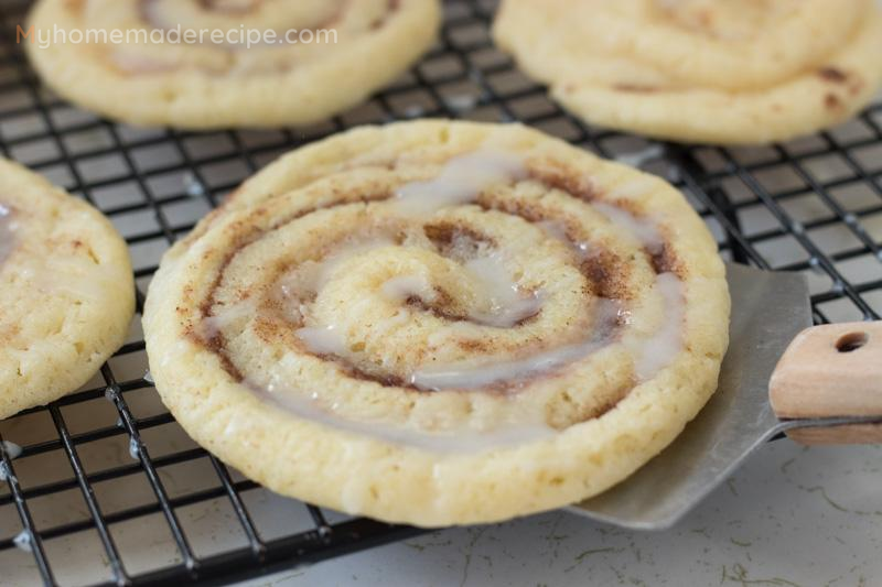 Cinnamon Roll Sugar Cookies