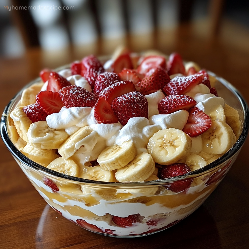 Strawberry Banana Pudding