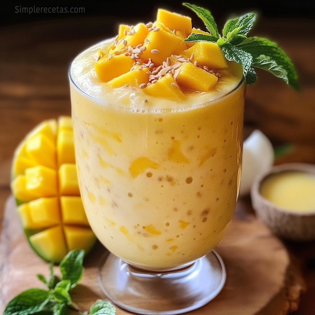 Batido de Piña y Mango