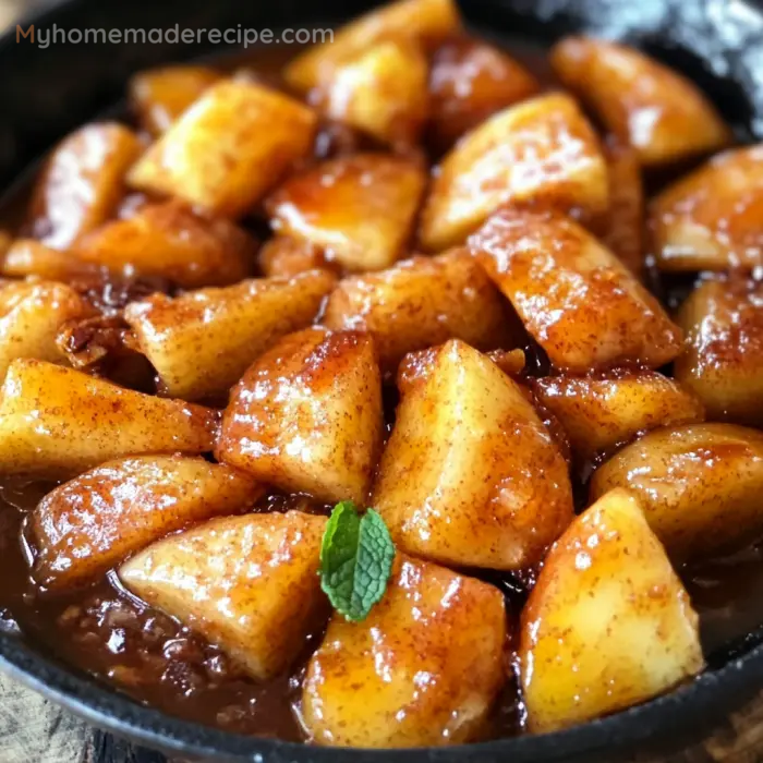 Southern Thanksgiving Cinnamon Fried Apples