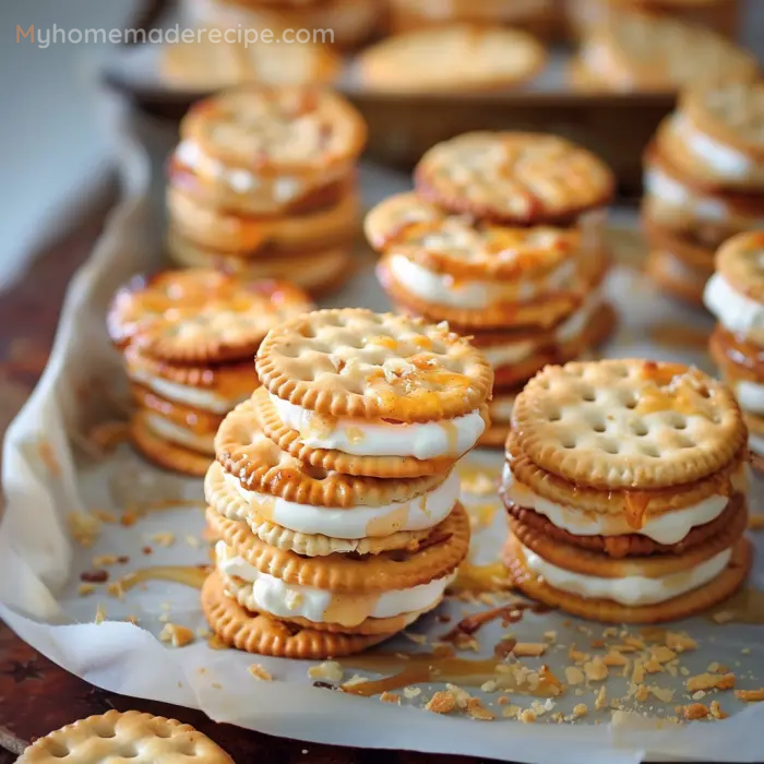 Ritz Cracker Party Sandwiches