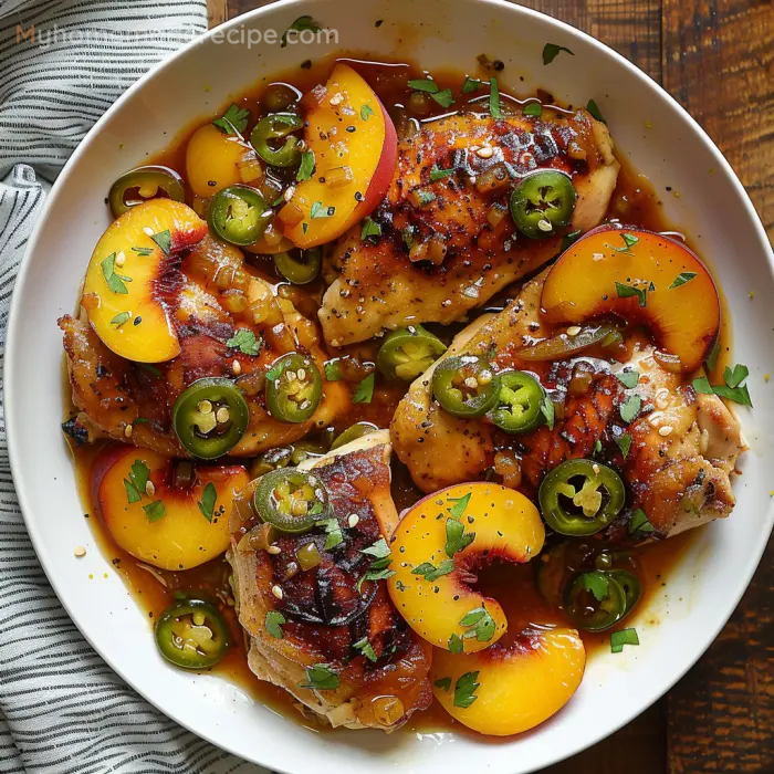 Jalapeno Peach Chicken