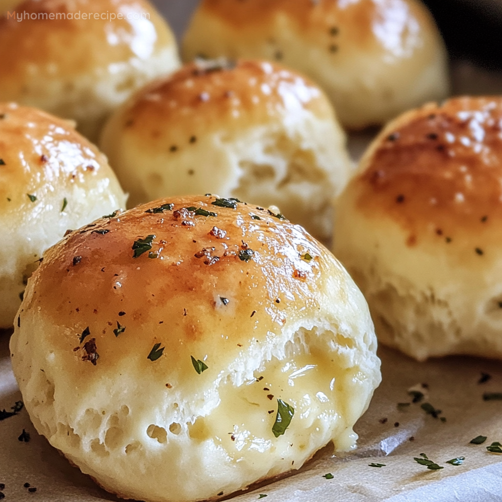 Easy Garlic Butter Cheese Bombs