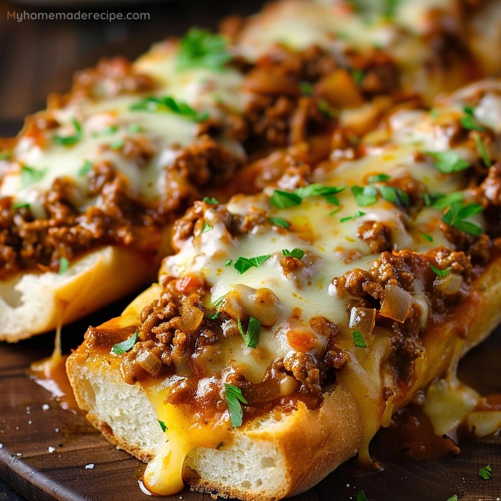 Garlic Bread Sloppy Joes