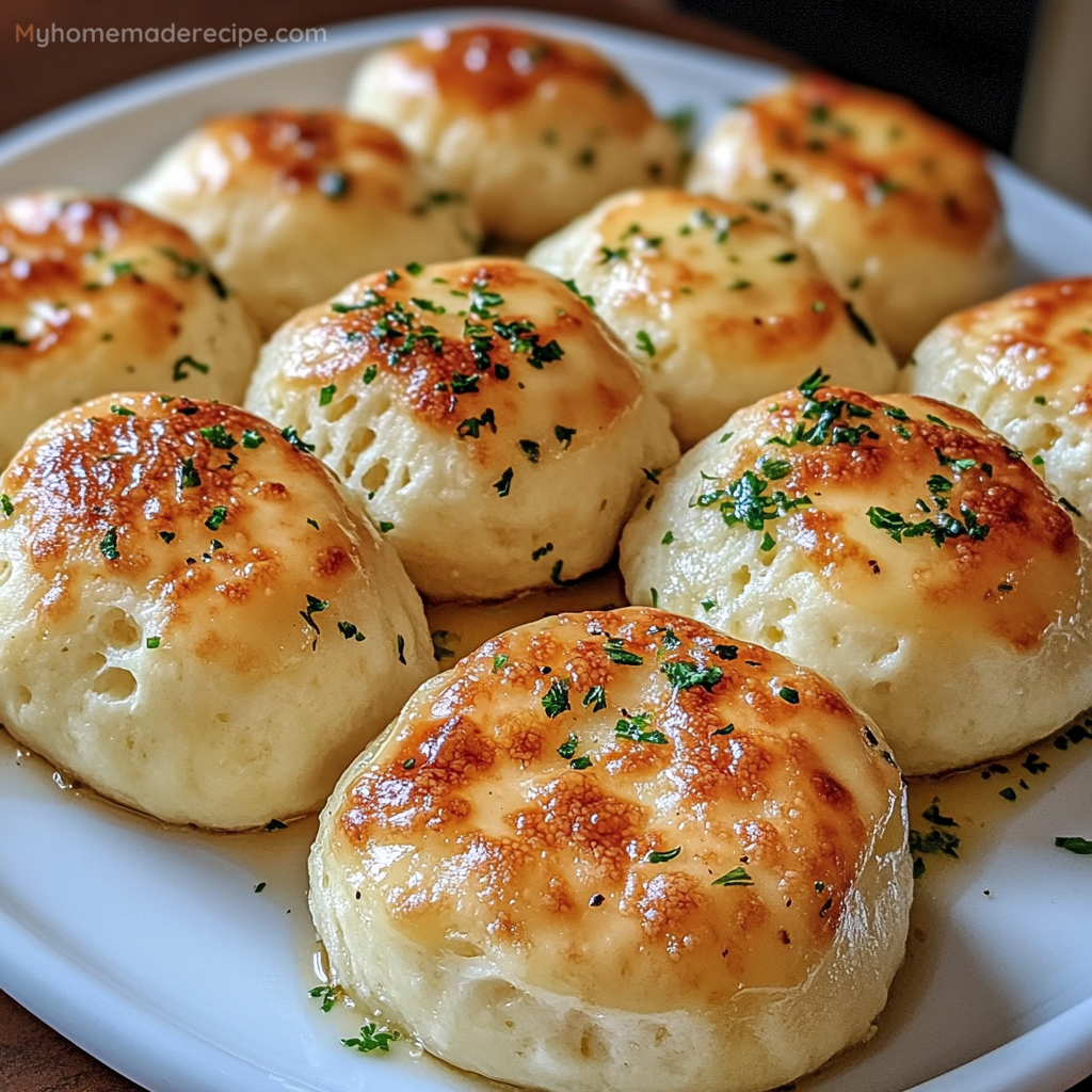 Pillsbury Biscuit Garlic Butter Cheese Bombs