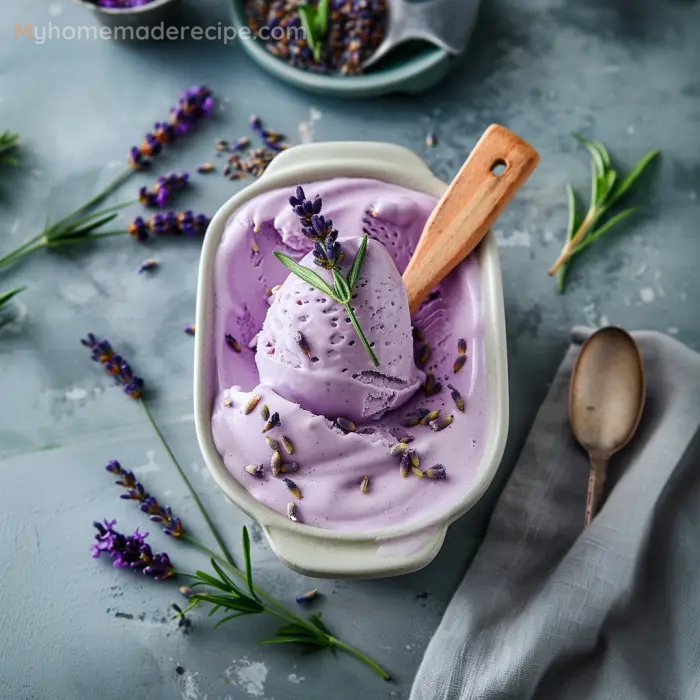 Lavender Ice Cream