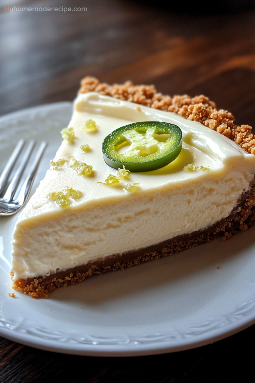 Jalapeño Lime Cheesecake