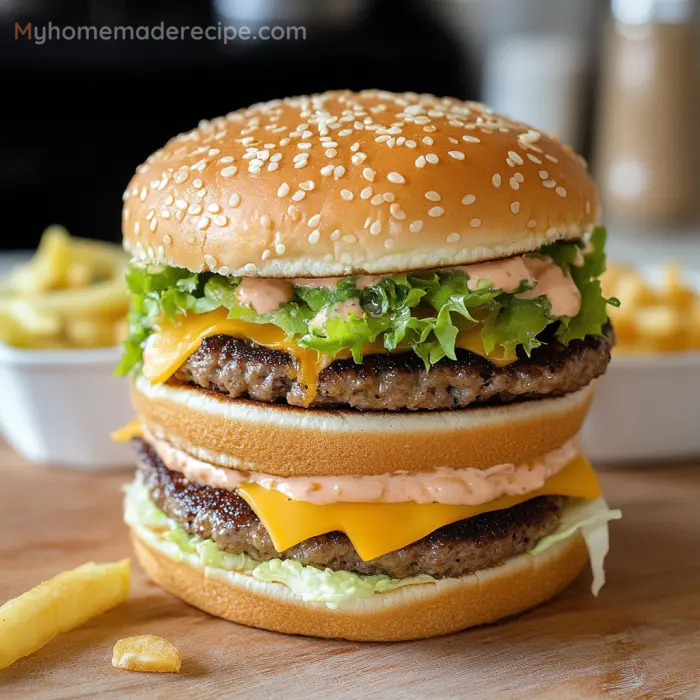 Homemade Big Mac