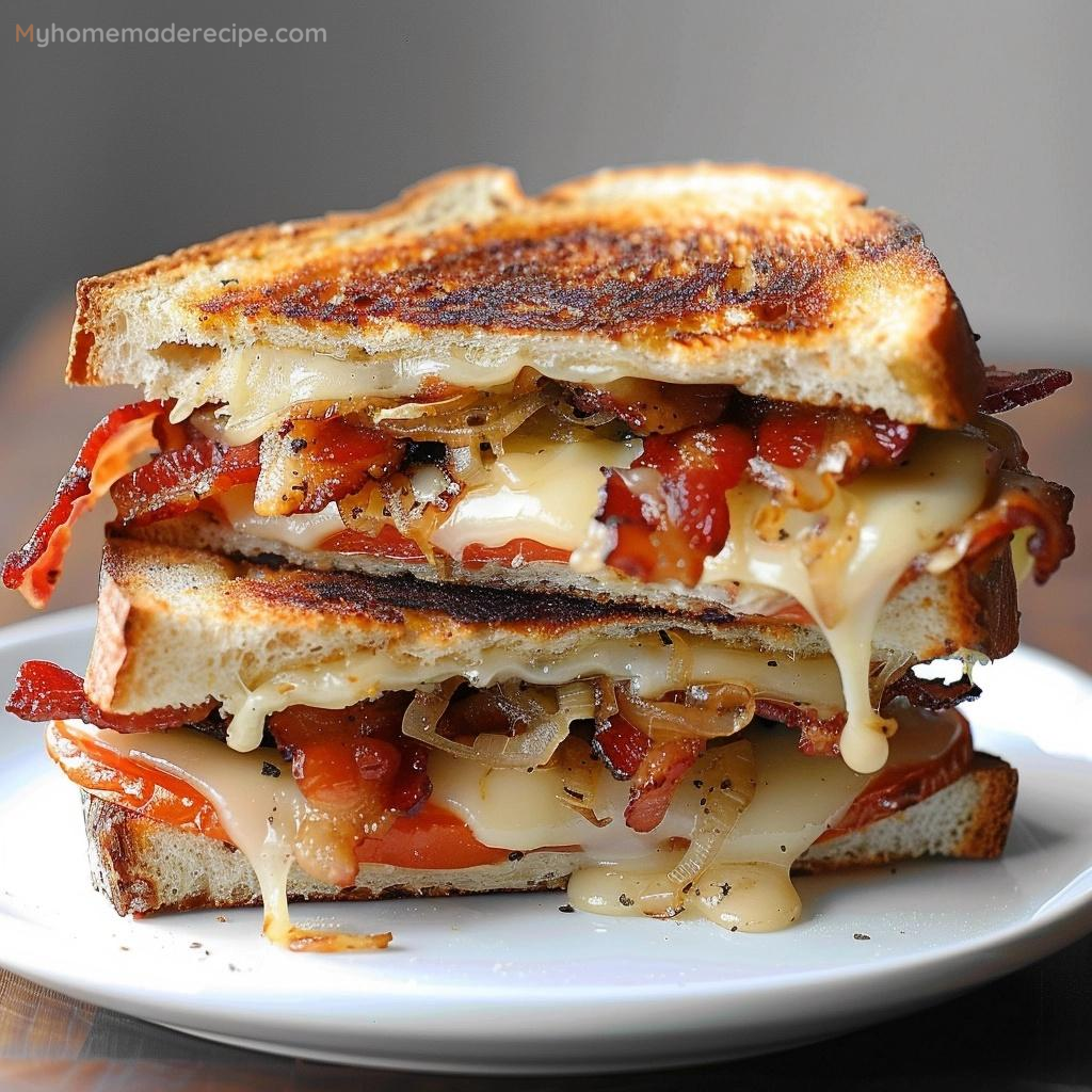 Grilled Cheese, Bacon and Oven-Dried Tomato Sandwich