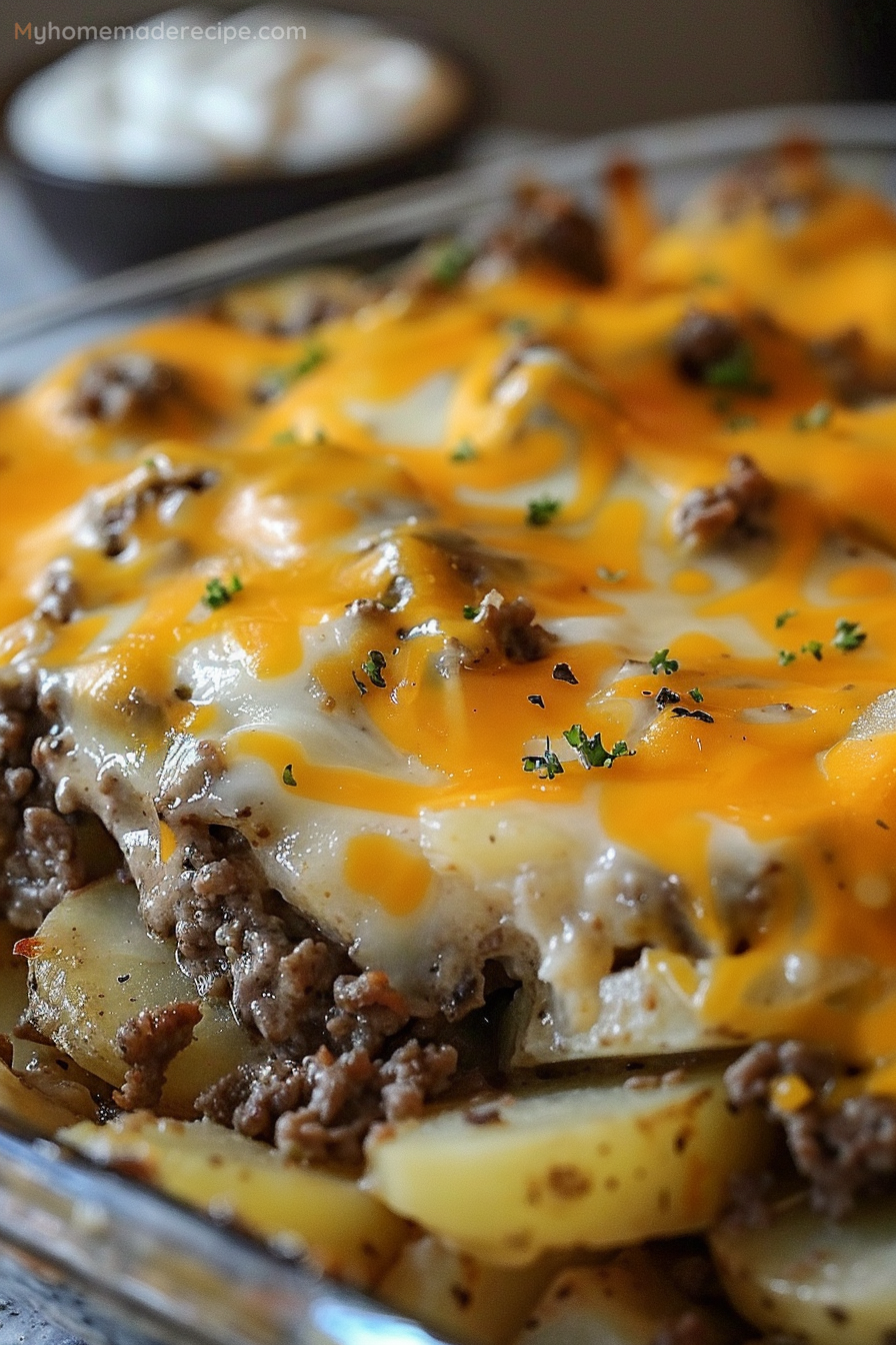 Hamburger Potato Casserole