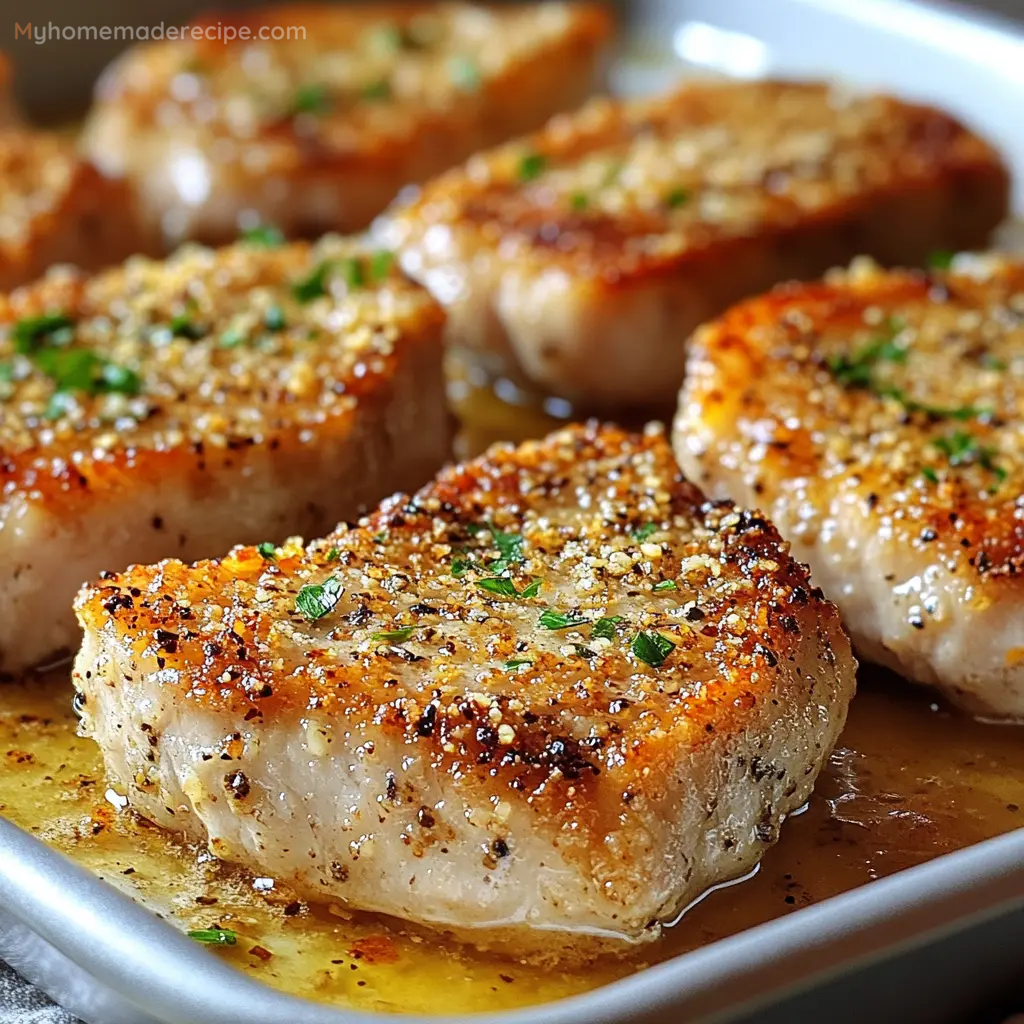 Parmesan Baked Pork Chops