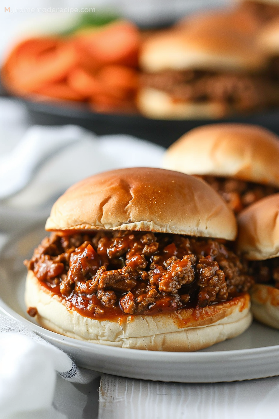 Dr. Pepper Barbecue Sloppy Joes