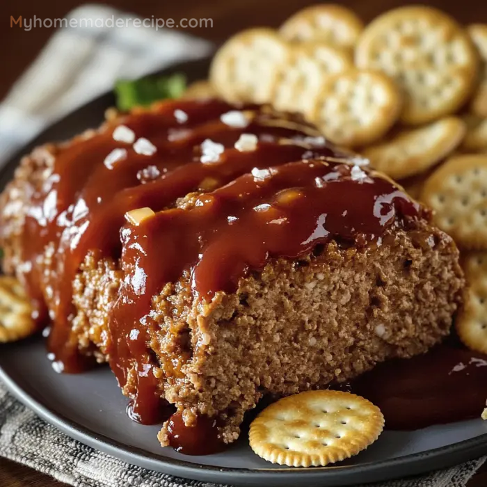 Ritz Cracker Beef Meatloaf