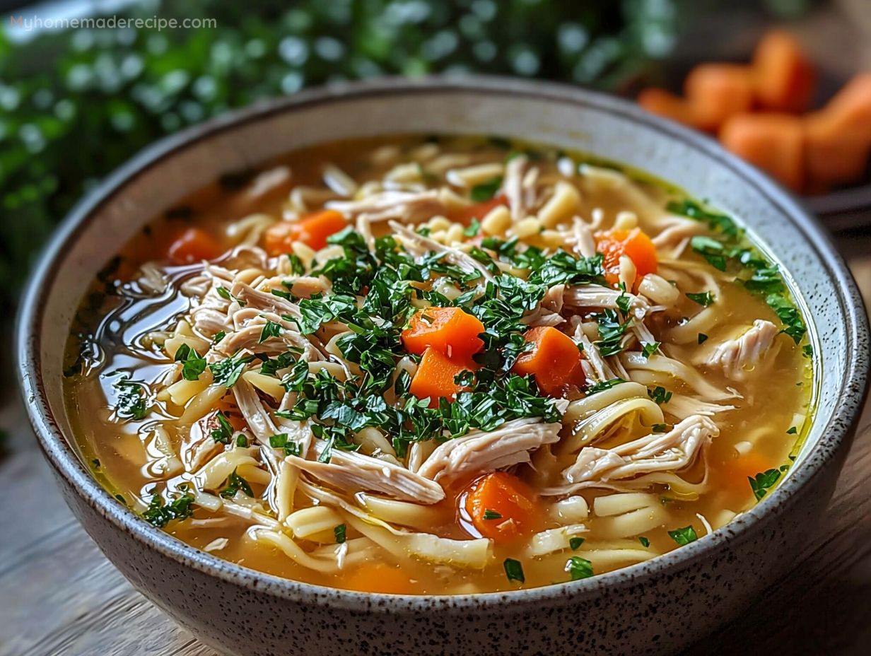 Crack Chicken Noodle Soup