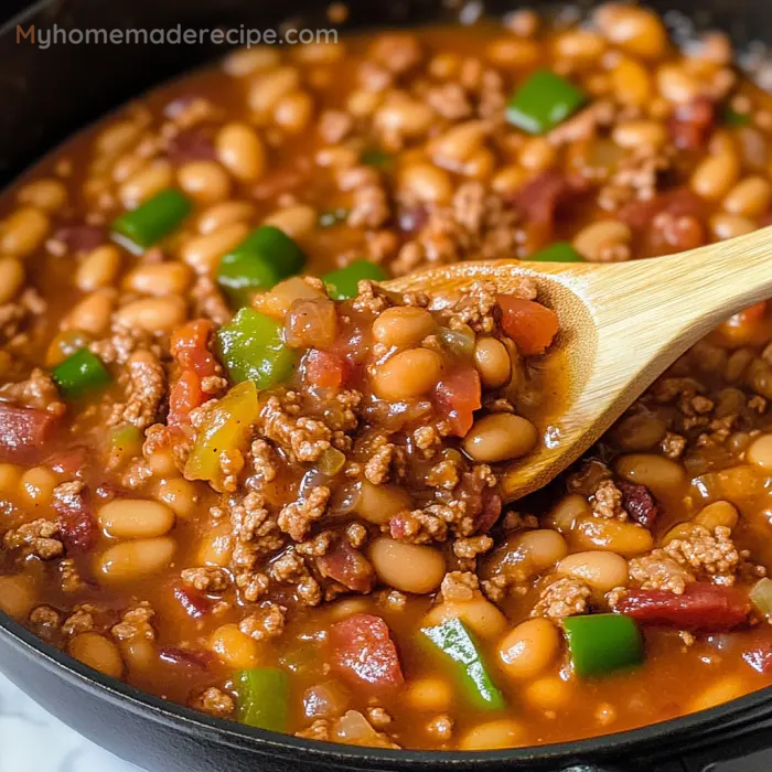 Baked Beans with Ground Beef and Bacon