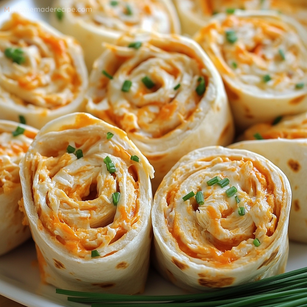 Buffalo Chicken Pinwheels